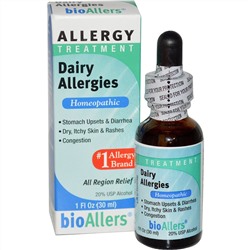 NatraBio, bioAllers, лечение аллергии на молочные продукты, 30 мл