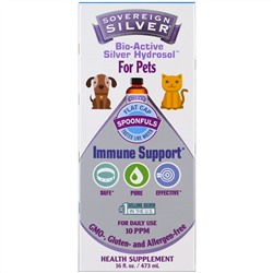 Sovereign Silver, Bio-Active Silver Hydrosol, For Pets, Immune Support , 16 fl oz (473 ml)
