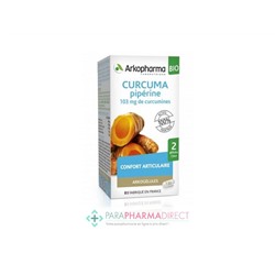 ArkoPharma ArkoGélules - Curcuma Piperine - Confort Articulaire - BIO 130 gélules