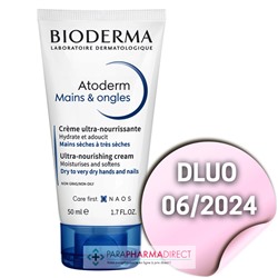 Bioderma Atoderm Mains & Ongles - Crème Ultra-Nourrissante 50 ml (Péremption 06/2024)