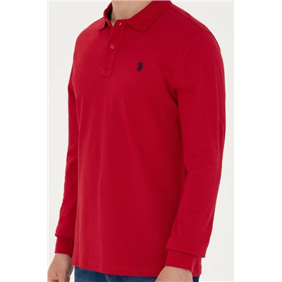 Erkek Kırmızı Basic Sweatshirt