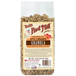 Bob's Red Mill, Мюсли оригинальные из цельного зерна с яблоком и корицей, 12 унций (340 г)