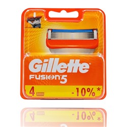 Gillette FUSION (4шт) RusPack orig