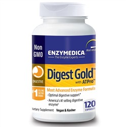 Enzymedica, Digest Gold с ATPro, 120 капсул