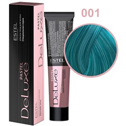 Крем-краска для волос 001 Бирюза Pastel DeLuxe ESTEL 60мл