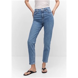 Jeans mom confort tiro alto -  Mujer | MANGO OUTLET España