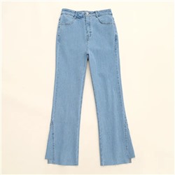Женские мягкие эластичниые джинсы с интересным кроем штанин Cach*e Cach*e