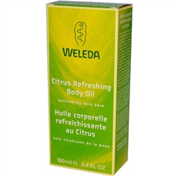 Weleda, Цитрусовое освежающий масло для тела 3.4 жидких унции (100 мл)
