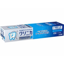 LION Зубная паста Clinica Advantage Cool mint с витамином Е освежающая мята 30 гр