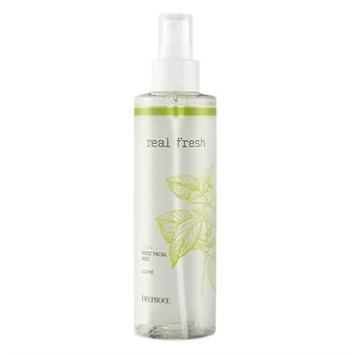 DEOPROCE REAL FRESH VEGAN MOIST FACIAL MIST Увлажняющий мист для лица с растительными экстрактами 210мл