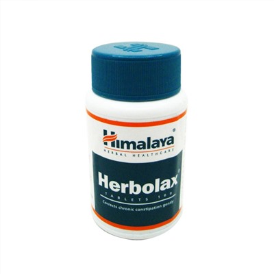 HIMALAYA Herbolax Херболакс мягкое слабительное для очищения кишечника 100таб