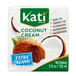 KATI Coconut cream Кокосовый крем для готовки 24% 150мл
