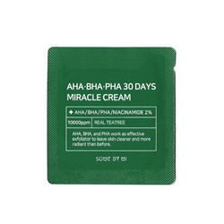 [Sample] AHA-BHA-PHA 30 Days Miracle Cream (10ea), ПРОБНИК Кислотный крем для проблемной кожи