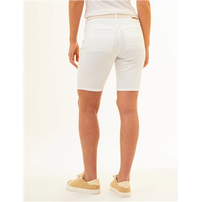 MID RISE SLIM CHINO SHORTS