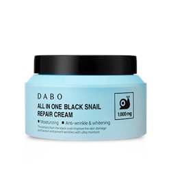 [DABO] Крем для лица ЭКСТРАКТ ЧЕРНОЙ УЛИТКИ восстанавливающий All In One Black Snail Repair Сream, 100 мл