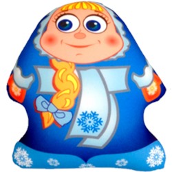 Игрушка Снеговик Аленка синяя