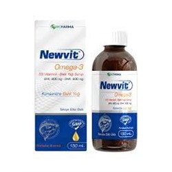 RC. Farma Newvit Omega 3 / Ньювит Омега 3 с витамином D3 сироп, 150мл