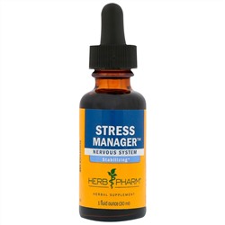 Herb Pharm, Stress Manager, 1 fl oz (30 ml)