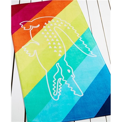 Lacoste Crocostripe Beach Towel
