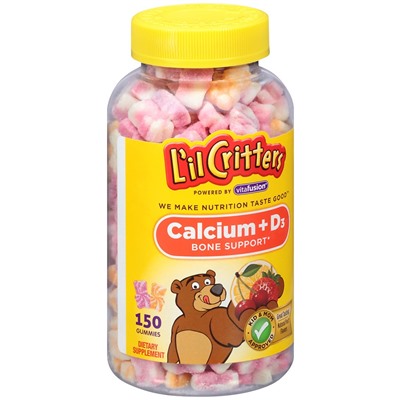 L'il CrittersCalcium with Vitamin D Dietary Supplement Gummy Bears150.0ea