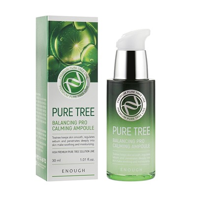 Premium Pure Tree Balancing Pro Calming Ampoule, Успокаивающая сыворотка с экстрактом чайного дерева