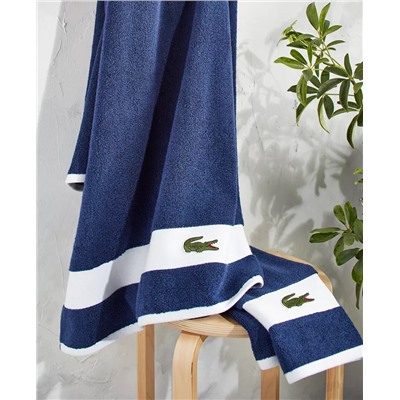 LACOSTE HOME Lacoste Heritage Sport Stripe Cotton Bath Towel