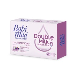 Детское мыло Babi Mild Double Milk Protein Plus Baby Bar Soap 75 G