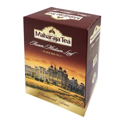 MAHARAJIA TEA Indian Assam tea Чай ассам индийский средний лист 100г