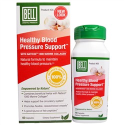 Bell Lifestyle, Серия Master Herbalist, поддержка здорового кровяного давления, 60 капсул