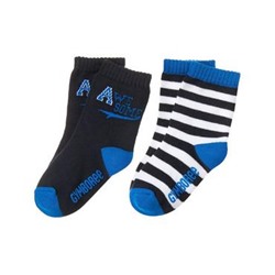 A & Stripe Socks