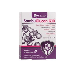 Medicago - Sambuglucan Q10 - черная бузина, Коензим Q10  20 капсул