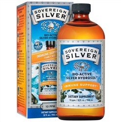 Sovereign Silver, Биоактивный гидрозоль серебра, 32 жидких унции (946 мл)