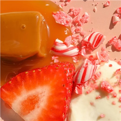 Strawberry Cheer, Candy Cane Swirl & Vanilla Toffee 3-Pack Lip Balm