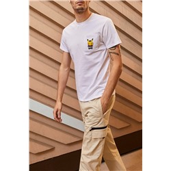 Camiseta Pikachu Pokémon Blanco