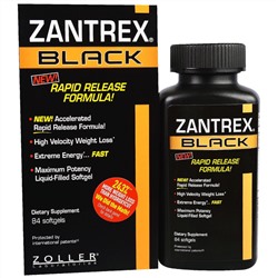 Zoller Laboratories, Zantrex Черный, 84 мягких капсул