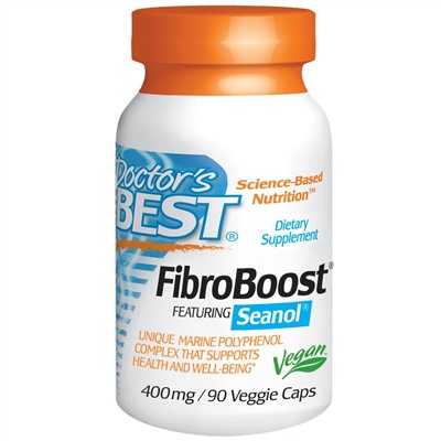 Doctor's Best, FibroBoost, 400 мг, 90 растительных капсул