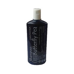 Шампунь с мотыльковым горошком (анчаном, клиторией, синим чаем) для роста и против выпадения волос от Saibua 390 мл / Saibua butterfly pea shampoo 390 ml