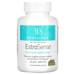Natural Factors, WomenSense, EstroSense, Hormone Balancing, 120 Vegetarian Capsules