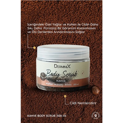 Derminix Body Scrub Kahve 300 ml PRA-9063585-3797