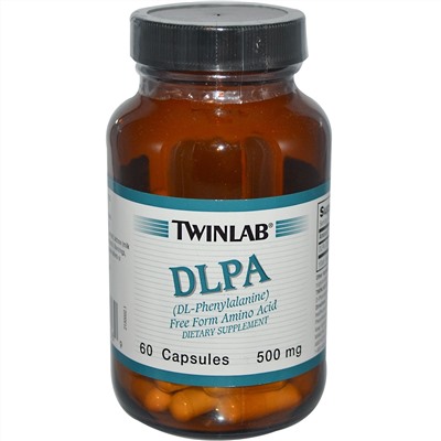 Twinlab, DLPA, 500 мг, 60 капсул