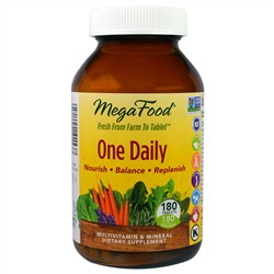 MegaFood, One Daily, 180 таблеток