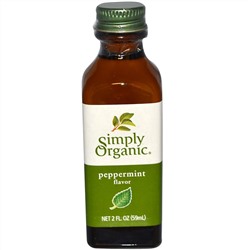 Simply Organic, Экстракт перечной мяты, 2 жидкие унции (59 мл)