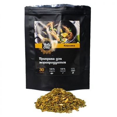 HOLY OM Seasoning Приправа для морепродуктов 30г