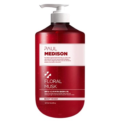 PAUL MEDISON Signature Body Wash Floral Musk Гель для душа с коллагеном и ароматом цветочного мускуса 1077мл