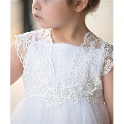 Antique White Avigne Dress - Infant, Toddler & Girls