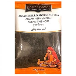 BHARAT BAZAAR Assam Hello Morning Black Tea Чай Ассам Хелло Морнинг черный лист 100г