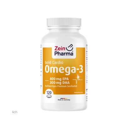 Omega 3 Kapseln hochdosiert Cardio - 120 St.