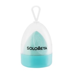 [SOLOMEYA] Спонж для макияжа ВЕЛЬВЕТОВЫЙ косметический ТИФФАНИ Microfiber Velvet Sponge Tiffany, 1 шт