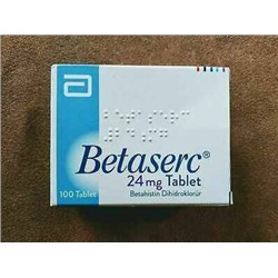 BETASERC 24 mg 100 tablet (название лекарства на русском / аналоги Бетасерк)