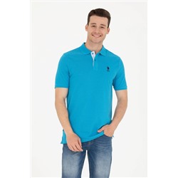 Erkek Kobalt Mavi Basic Tişört